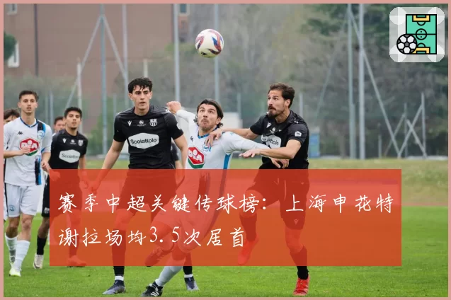 赛季中超关键传球榜：上海申花特谢拉场均3.5次居首